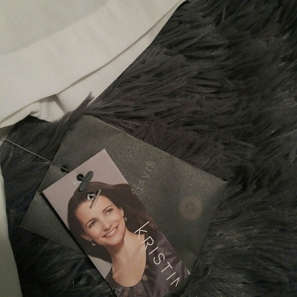 Nwt! Kristin davis short sleeve blouse XS - Picture 5 of 7